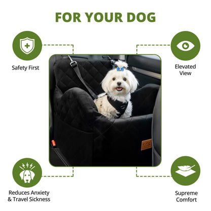 pup safari dog car booster seat 3