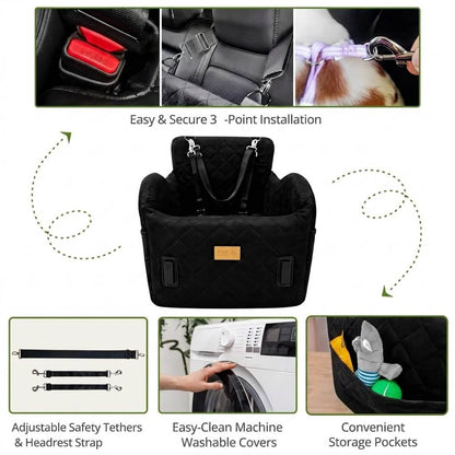 pup safari dog car booster seat 444