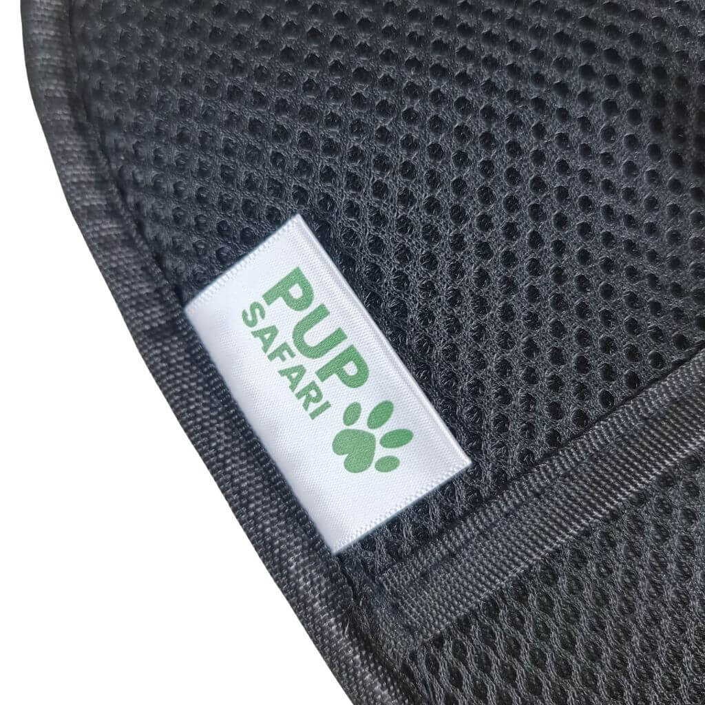 pup safari pet hair remover glove logo