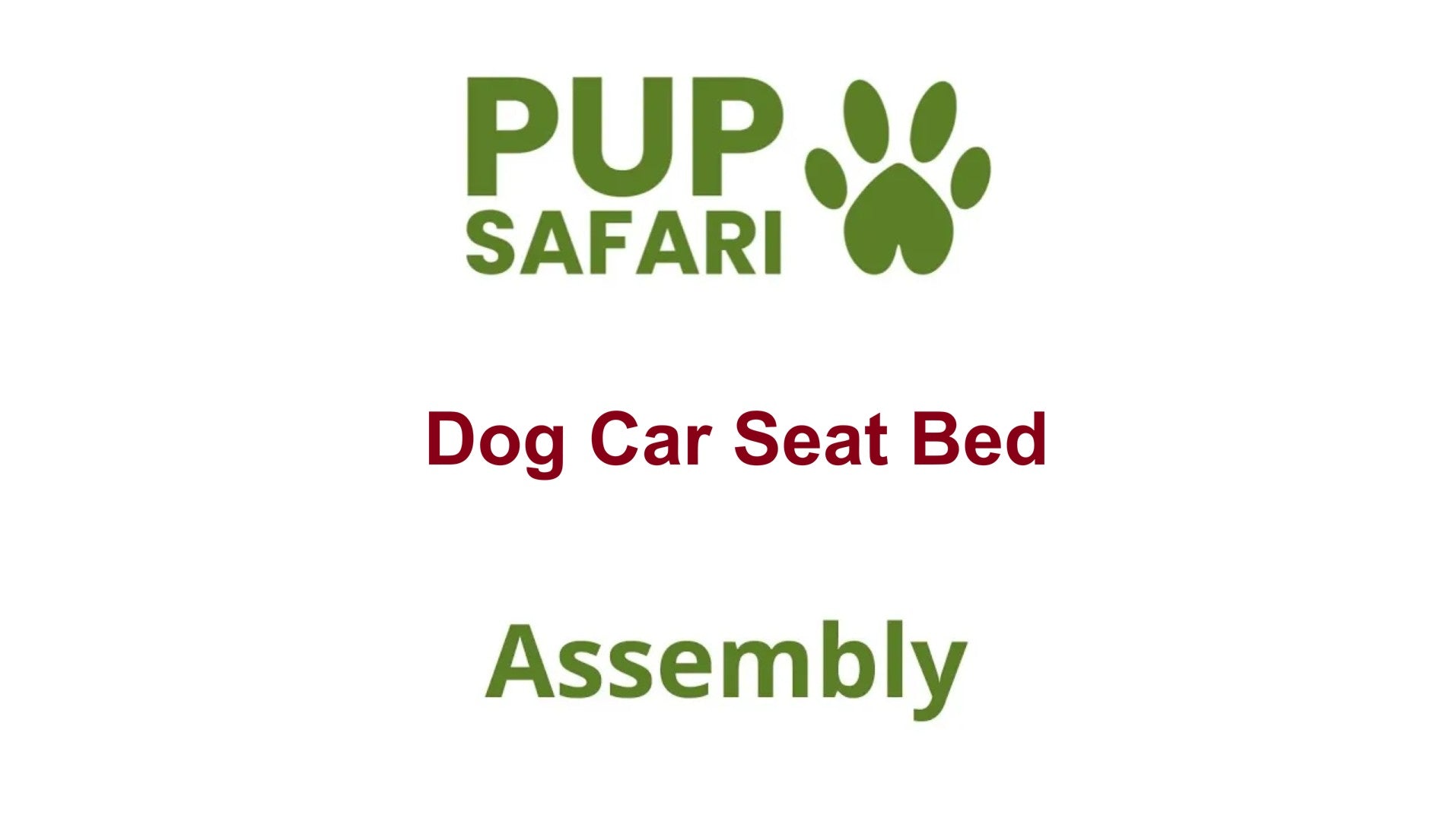Load video: Assembling Pup Safari dog booster seat