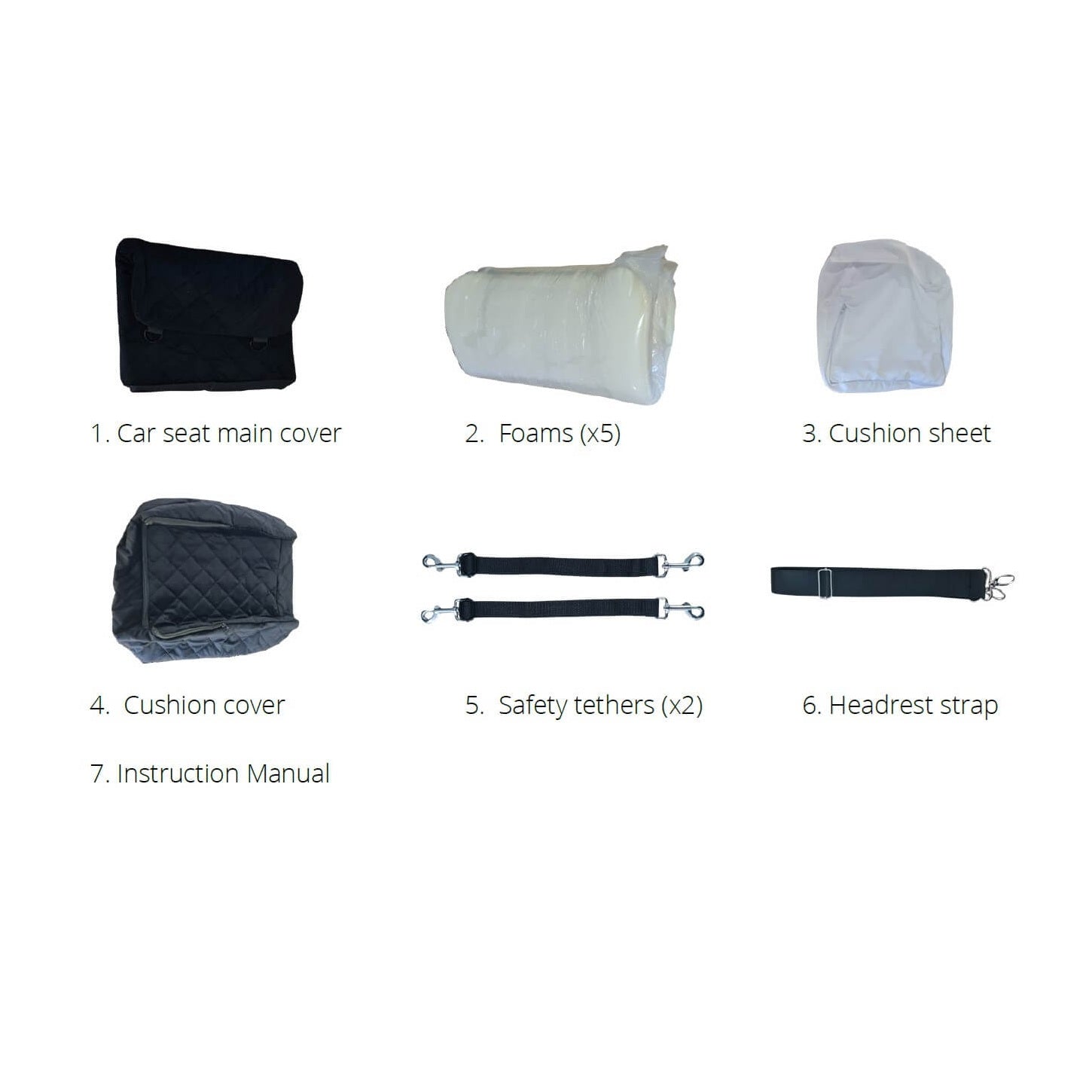 what is in the pup safari dog booster seat box 